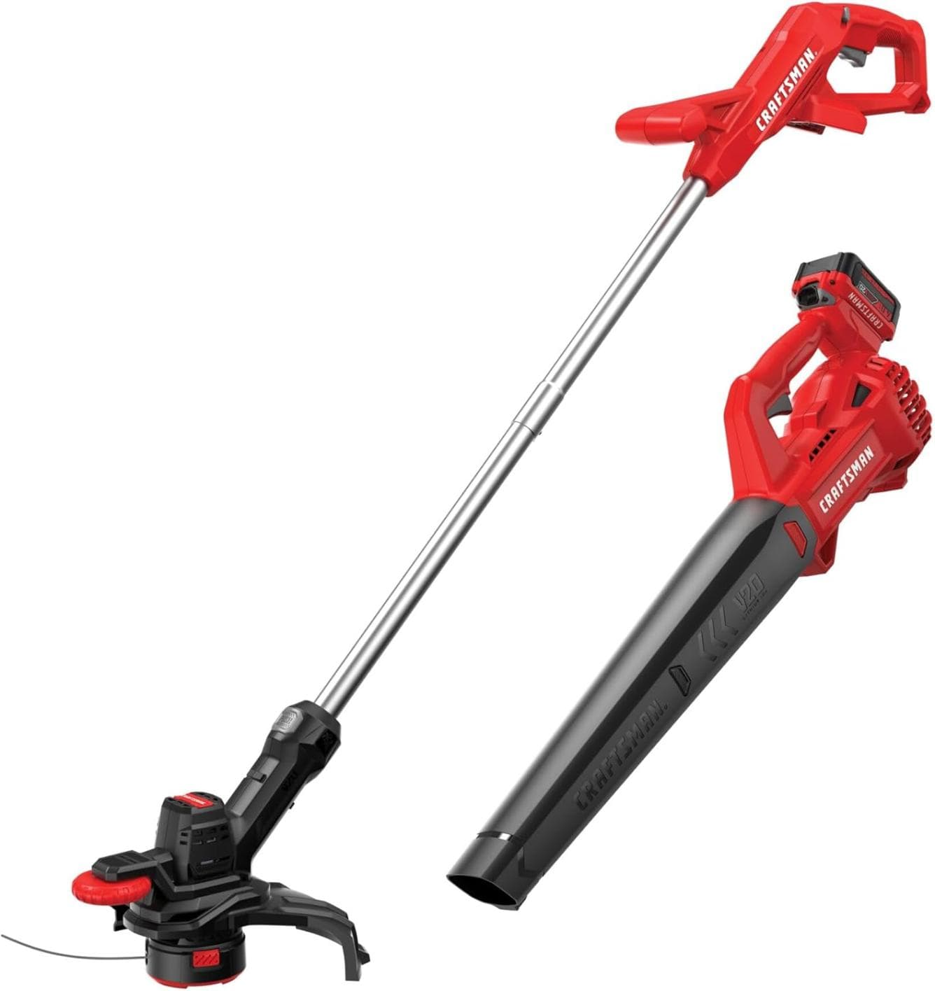 CRAFTSMAN V20 Cordless String Trimmer/Edger and Leaf Blower Combo Amazon