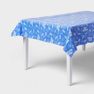 Retro Happy Birthday Table Cover - Spritz™