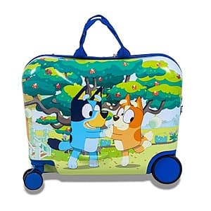 Bluey Kids' Hardside Ride-On Luggage - $30 with Free Shipping