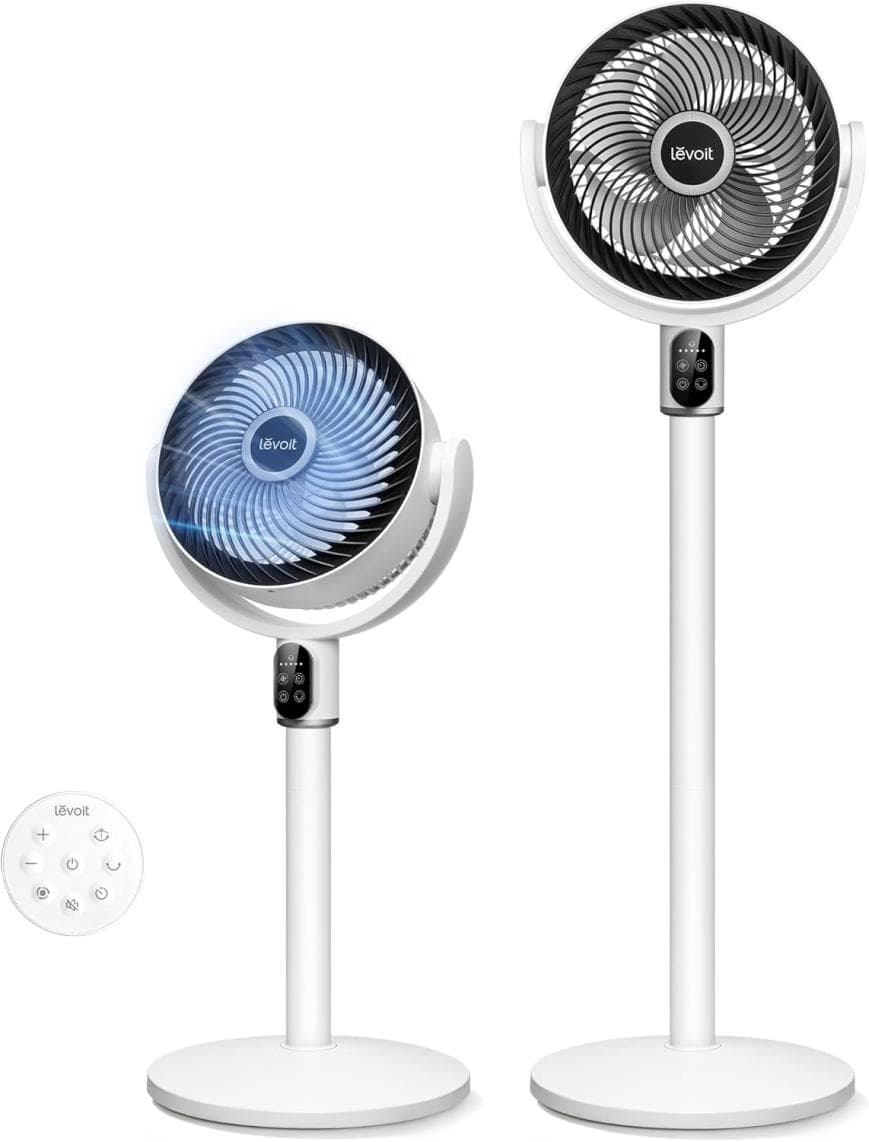 Powerful Oscillating Fan: LEVOIT 1024 CFM 90° Pedestal Fan