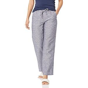 Prime Members: Linen Blend Pants by Amazon Essentials, $12.90