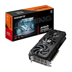 GIGABYTE Radeon RX 9070 XT GAMING OC 16GB GDDR6 Graphics Card $629 + Free S&H