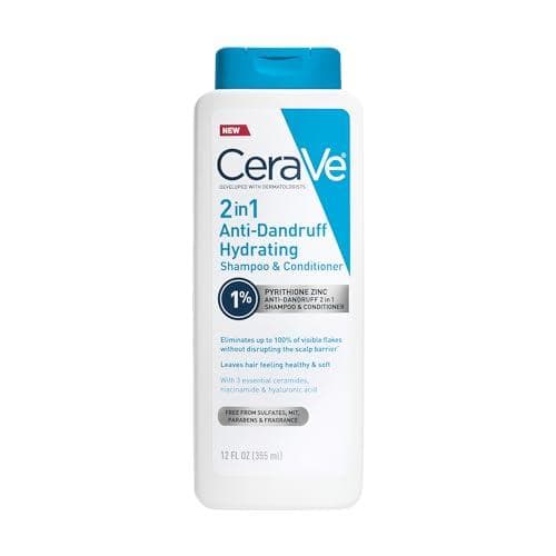 CeraVe 2 In 1 Hydrating Anti Dandruff Shampoo And Conditioner Set Amazon