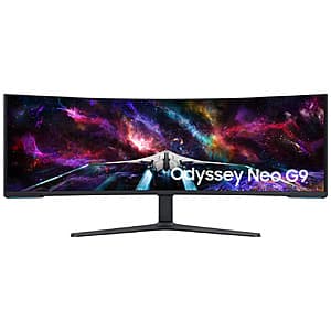 Save $600 on the Samsung Odyssey Neo G9 Dual 4K Curved Gaming Monitor