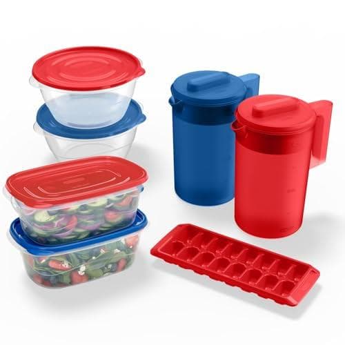Patriotic Food Storage Set: 13 Rubbermaid TakeAlongs (36% off)