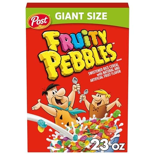 Fruity PEBBLES Cereal - Gluten Free Rice Cereal for Kids