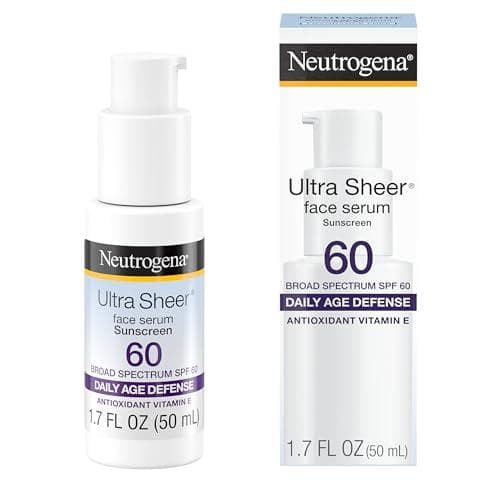 Neutrogena Ultra Sheer Face Serum Sunscreen - SPF 60