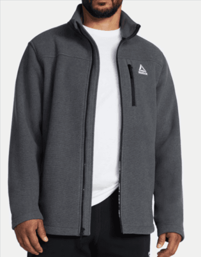 Reebok Men's Fleece Zip Jacket Walmart