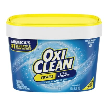 OxiClean Versatile Stain Remover Powder for Around the Home and Laundry, 3 lb