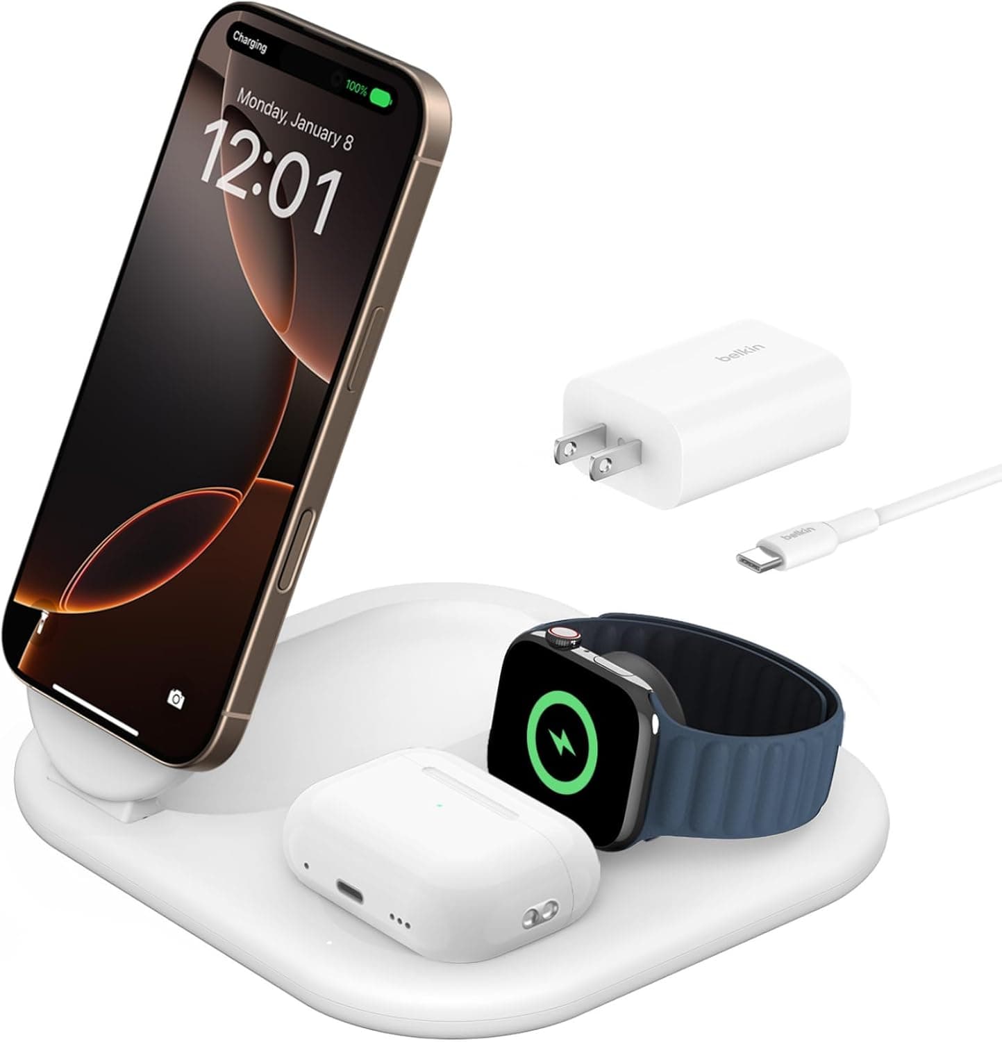 Belkin 3-in-1 MagSafe Wireless Charging Station