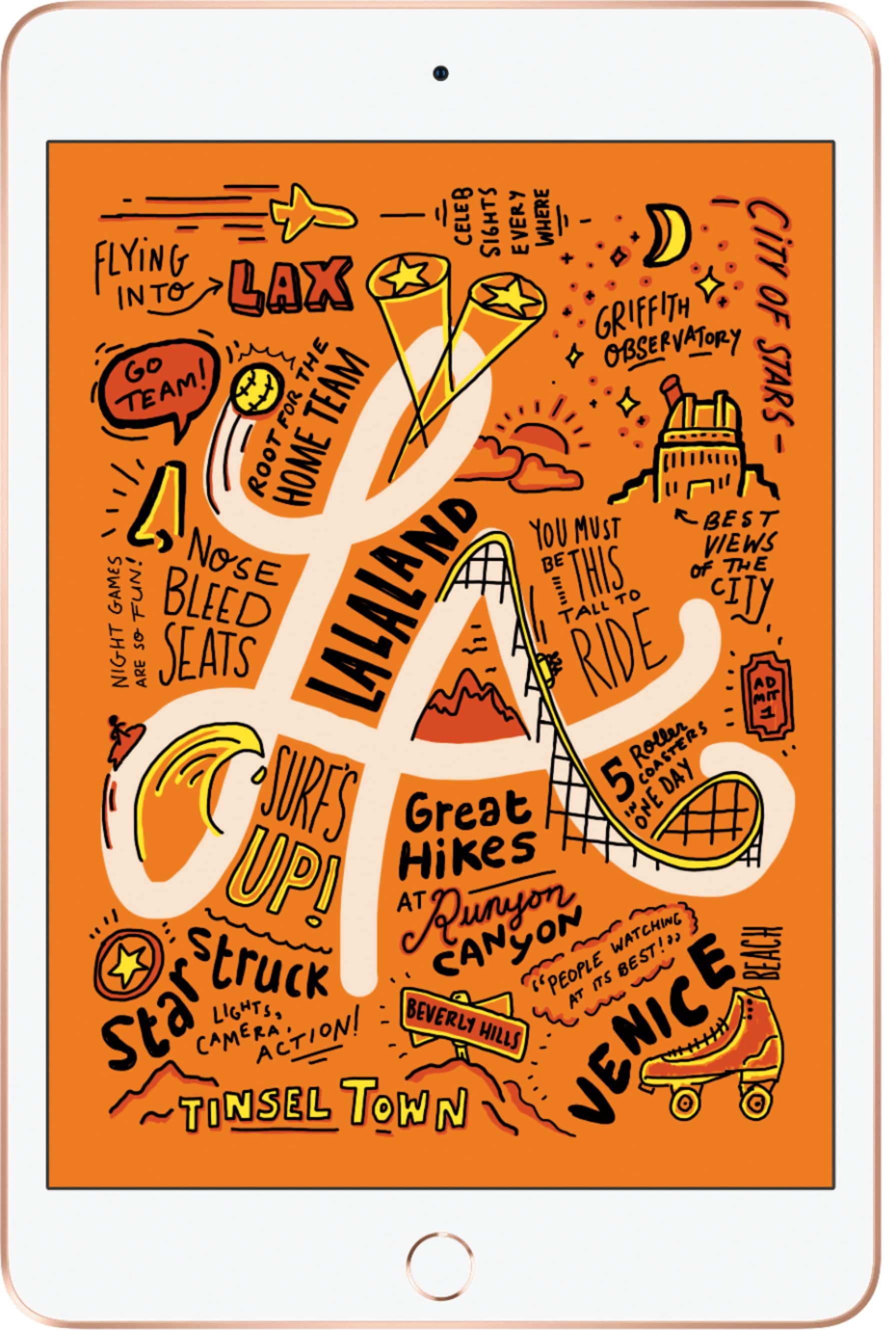 Apple - Geek Squad Certified Refurbished iPad mini with Wi-Fi - 256GB - Gold