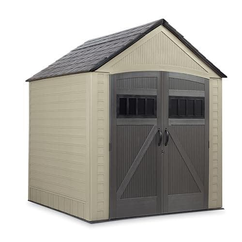 Rubbermaid Large Outdoor Storage Shed with Floor