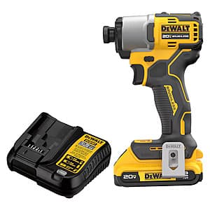 Powerful Cordless Impact Driver: DEWALT 20V MAX, Includes Battery & Charger