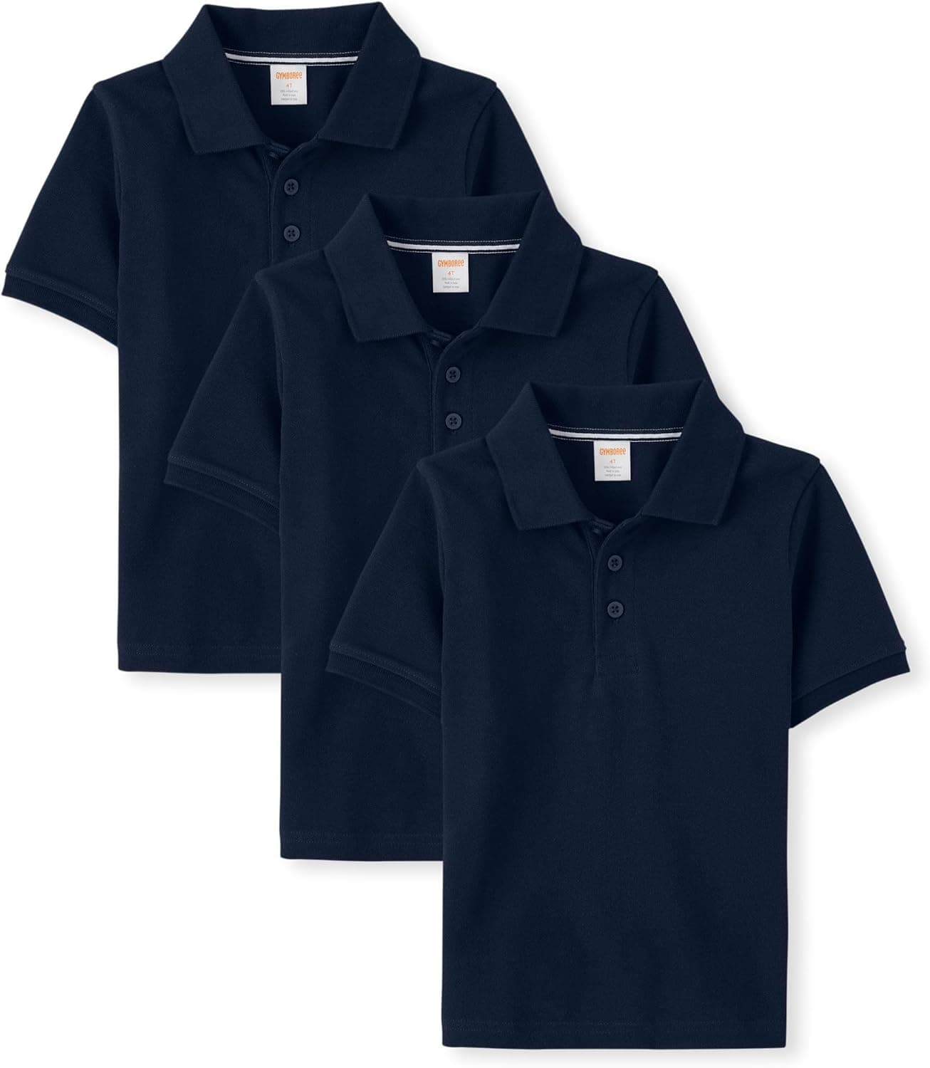 Save on Navy 3-Pack Boys & Toddler Polo Shirts