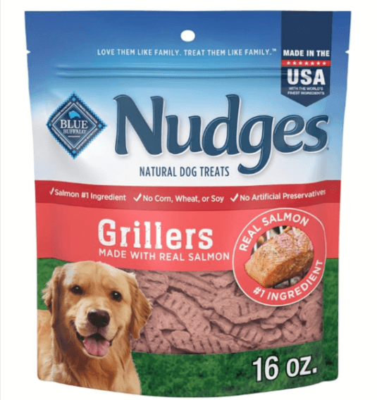 Treat Your Furry Friend to Blue Buffalo Nudges Grillers Natural Dog Treats