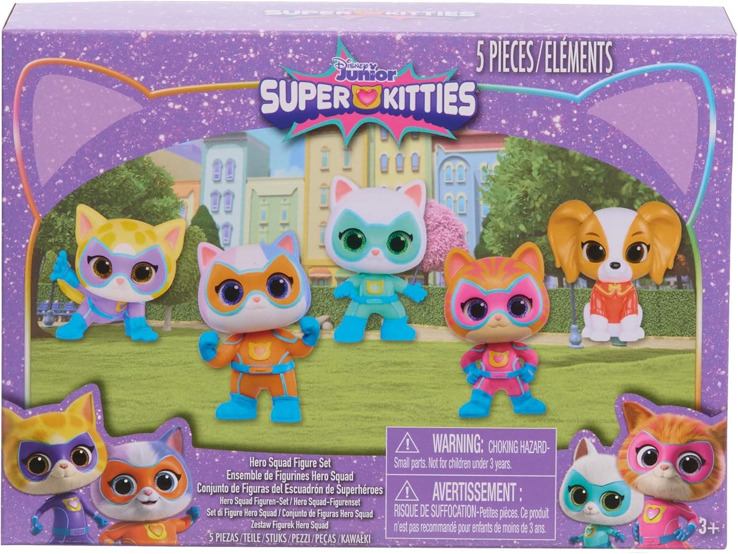Heroic Disney Junior SuperKitties 5-Piece Figure Set