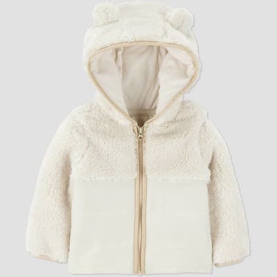 Carter's Just One You® Baby Puffer Jacket - Cream Newborn