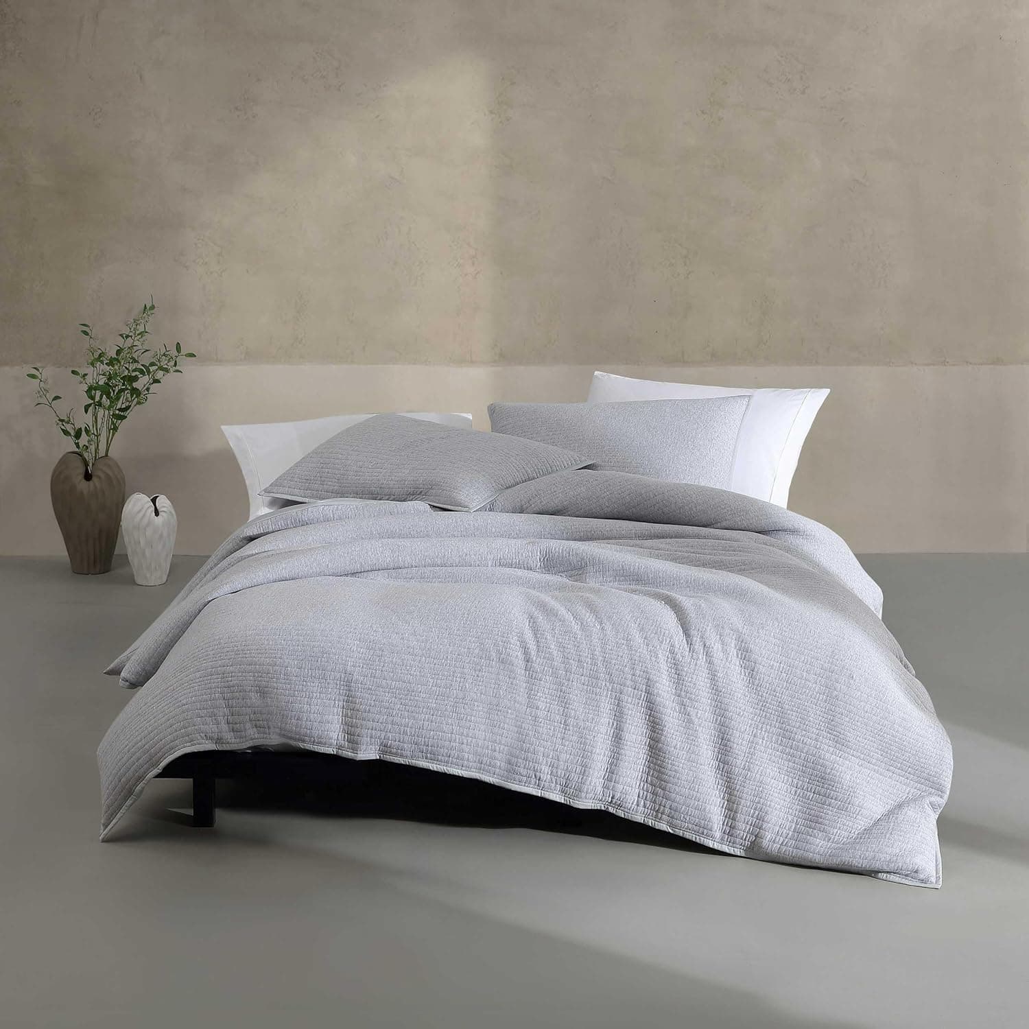 Luxurious Calvin Klein Duvet Cover Set - Modern Ribbed Design
