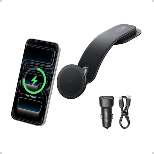33% Off the Anker 15W Magnetic MagSafe Compatible Wireless Car Charger