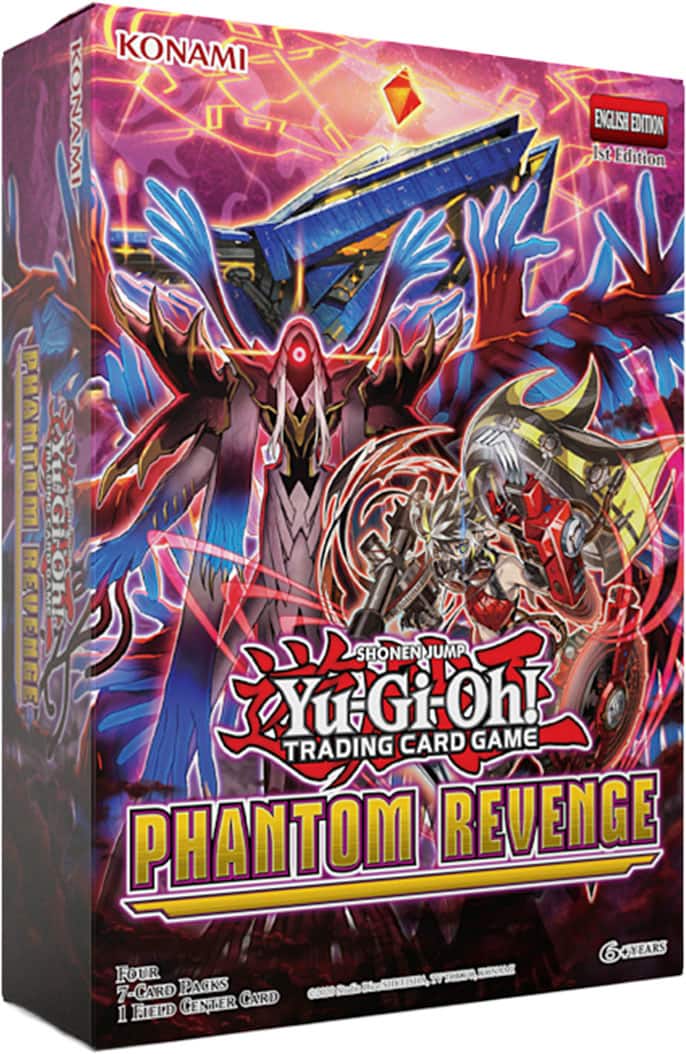 Konami - Yu-Gi-Oh! Trading Card Game: Phantom Revenge 4Pk with 1 Field Center Card