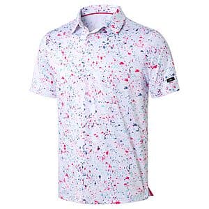 Obla Men's Golf Polo Shirts in Various Colors for $14