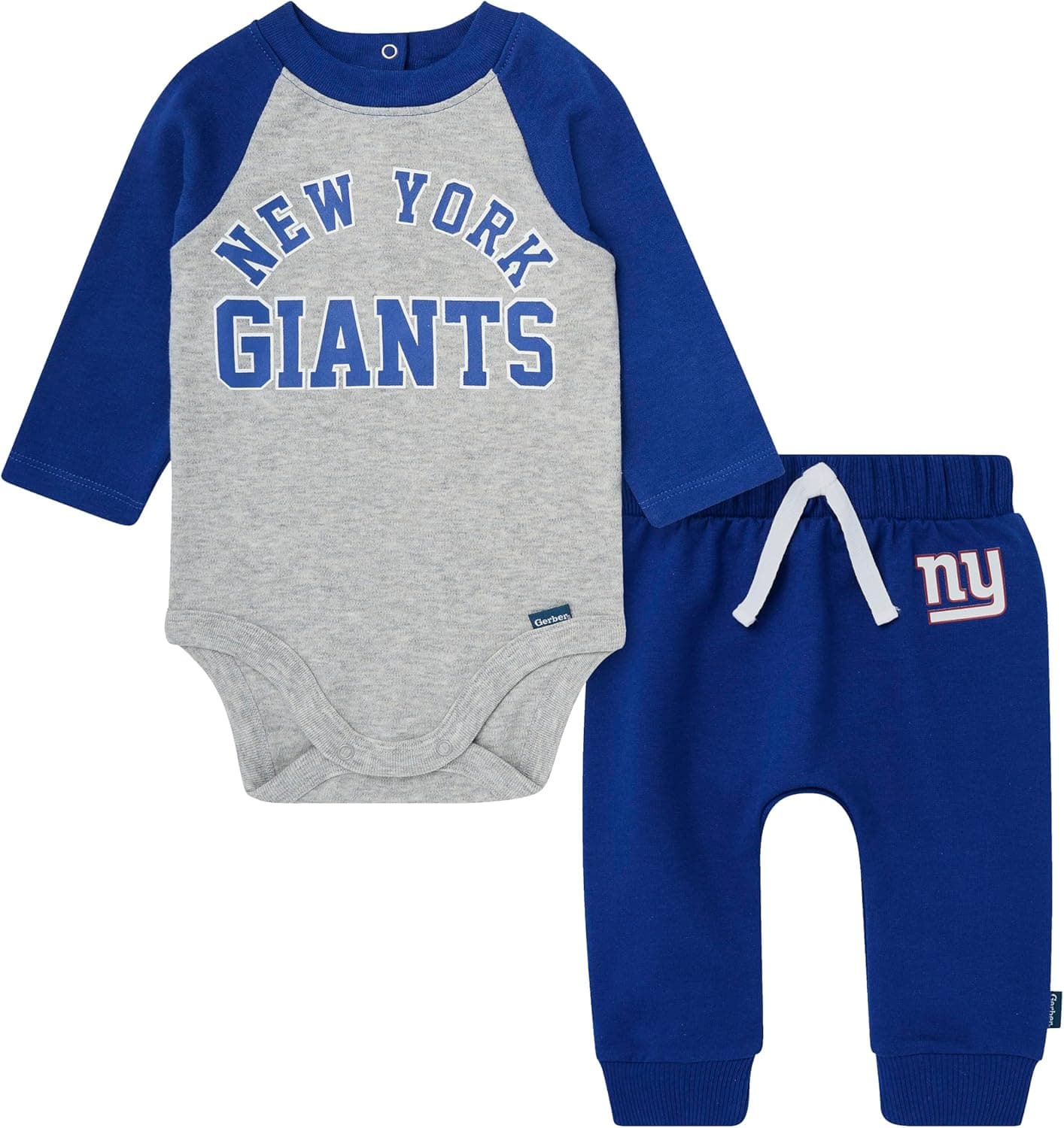 Stylish Gerber Baby NFL Onesie Set - Giants, 18 Months