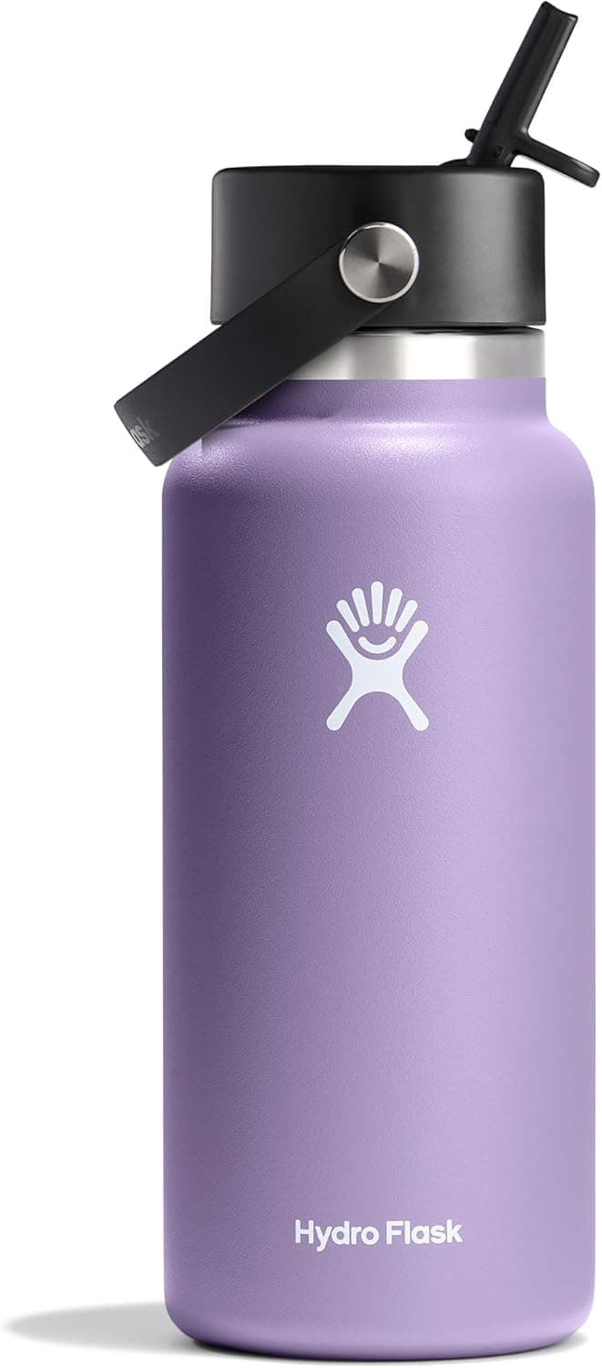 Hydro Flask 32 Oz Wide Mouth Straw Bottle - Moonshadow