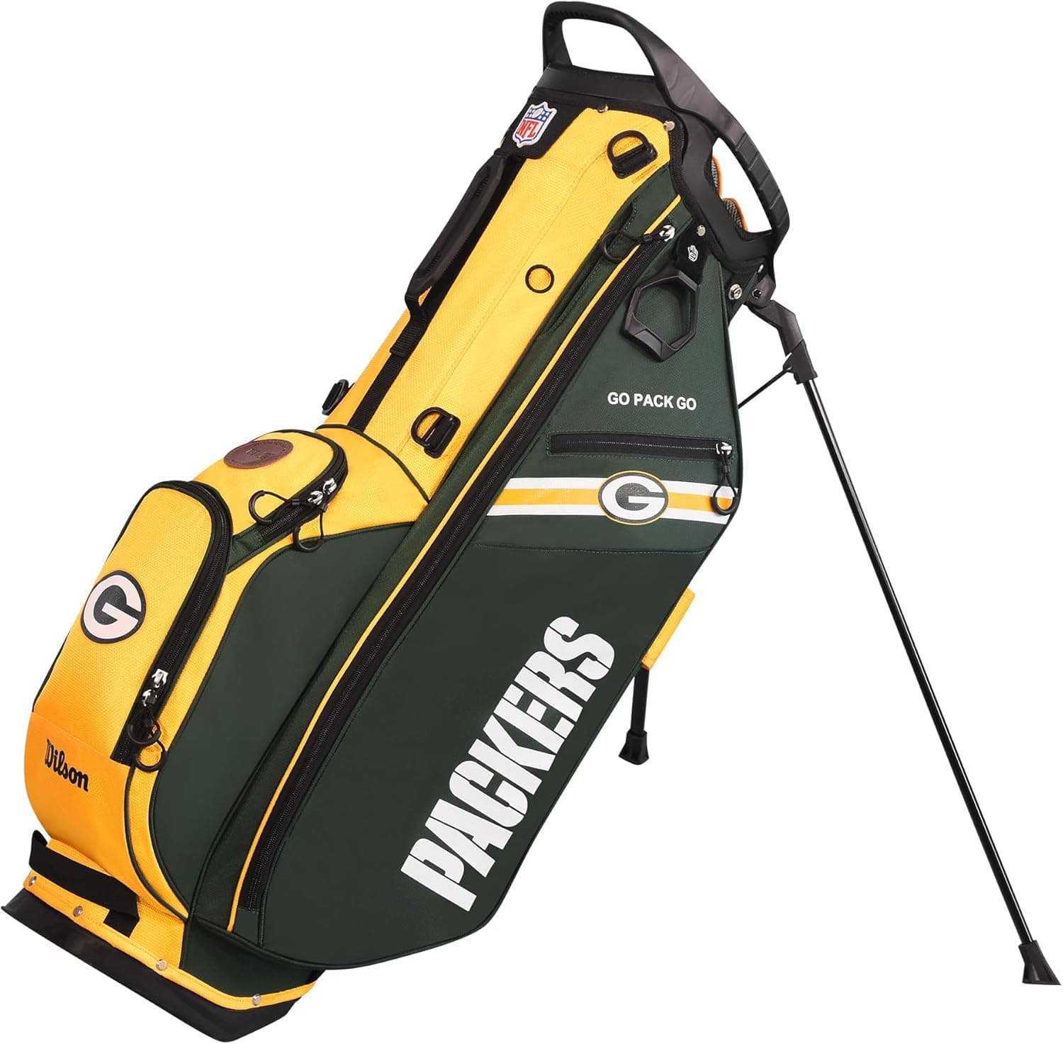 Cheer on the Packers with this Stylish Wilson NFL Golf Bag