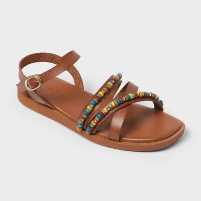 Kids' Fayra Casual Sandals - Cat & Jack™ Brown 3