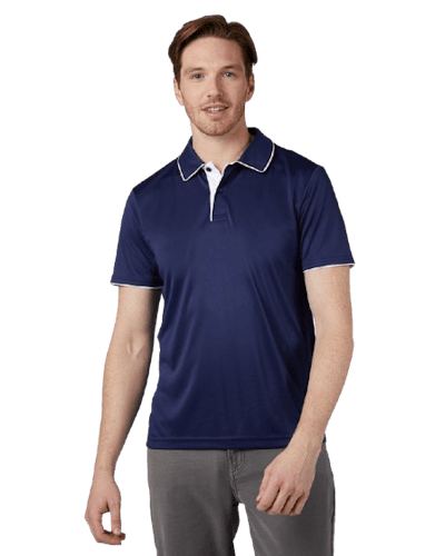 Stretch Flow Tipped Polo Shirt at 80% Off