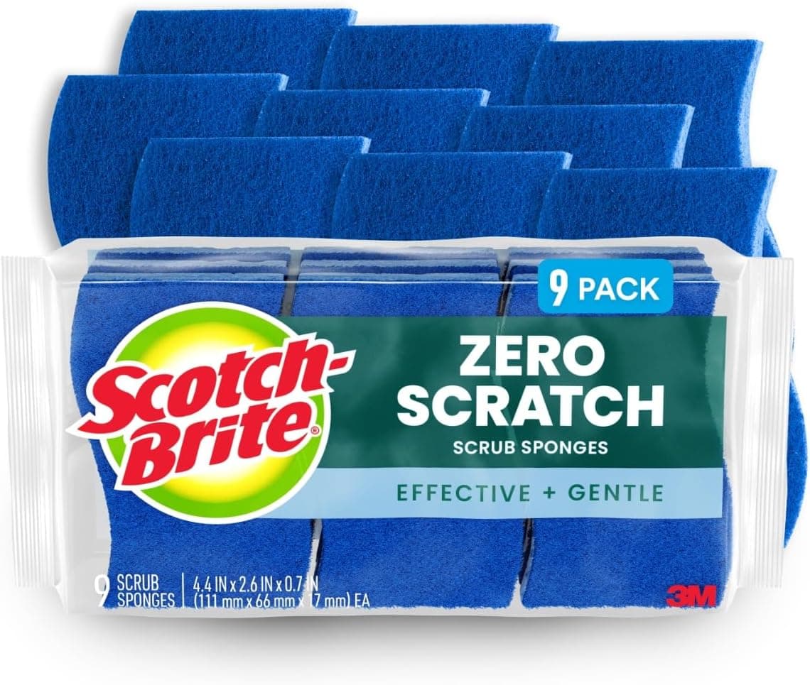 Scotch-Brite Zero Scratch Sponges: Gentle Dish Cleaning