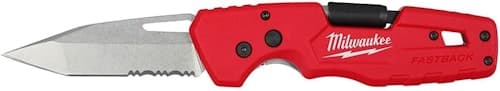 Milwaukee FASTBACK 5-in-1 Folding Knife: Versatile Cutting Tool