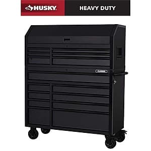 Husky 52"x20" Heavy Duty Tool Storage Rolling Chest Combo (Matte Black) for $898 with Free Pickup