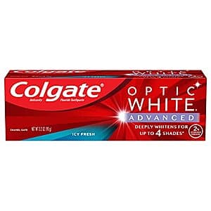 Colgate Optic White Advanced Toothpaste - Icy Fresh Flavor