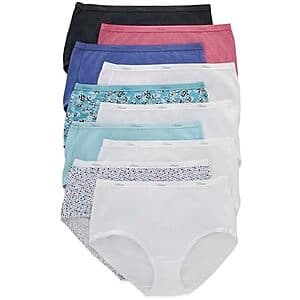 Get 30-Ct Hanes Women's Underwear (Multiple Sizes) for $10.80+