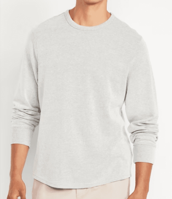 Long-Sleeve French Rib T-Shirt for Men at Old Navy