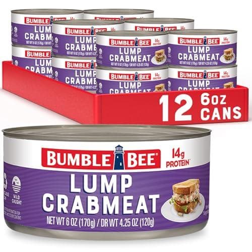 12-Pack Bumble Bee Lump Crab Meat - 58% Off on Amazon
