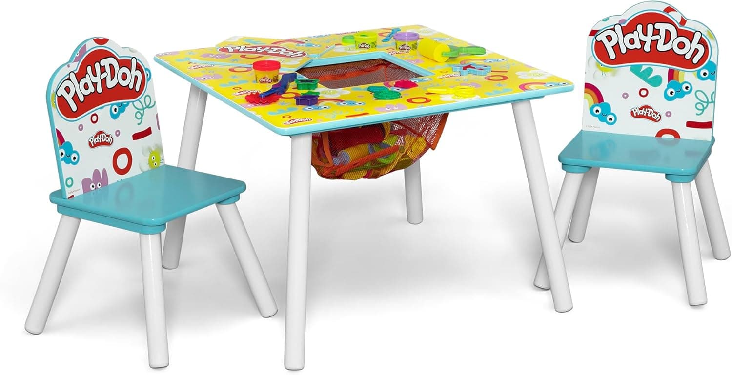 Delta Children Play-Doh Table and Chair Set with Accessories