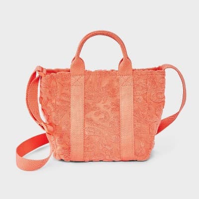 Girls' Mini Terry Handle Crossbody Bag - Cat & Jack™ Orange
