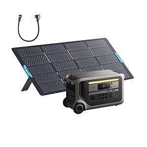 Powerful Portable Power: Anker SOLIX F3000 3,072Wh + 400W Solar Panel