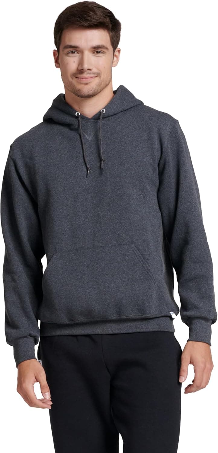 Cozy Fleece Pullover: Russell Athletic Black Heather, 51% Off