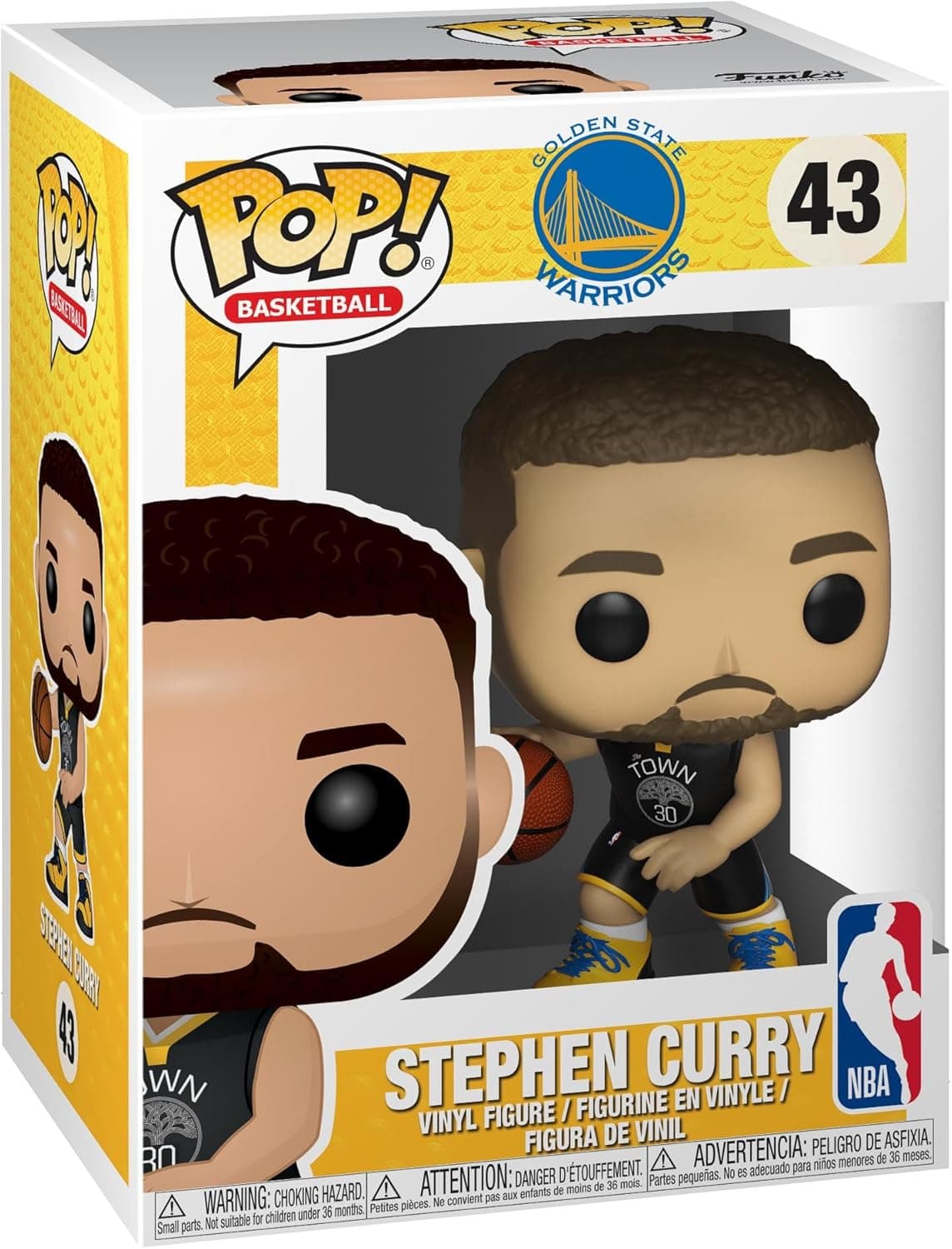 Funko Pop NBA: Stephen Curry Collectible Vinyl Figure