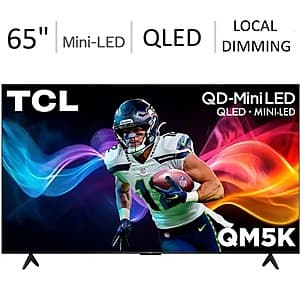 Save $200 on TCL's 65" QM5K 4K UHD HDR QD-Mini LED Smart TV
