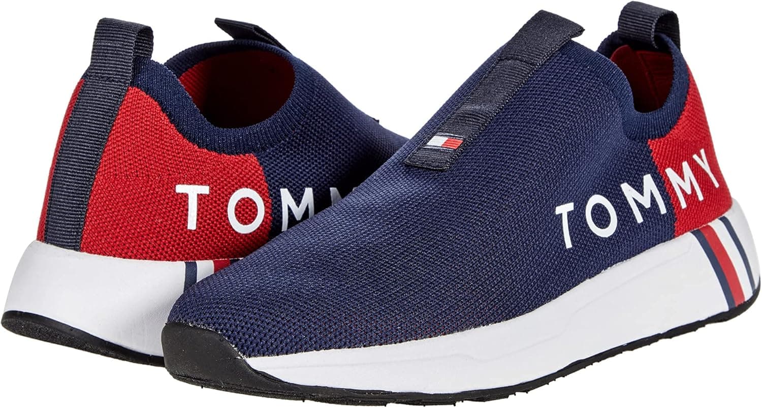 Save Over 50% on Tommy Hilfiger Women's Aliah Navy Sneakers