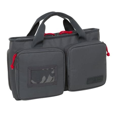 Fieldline Pro Series 10 Ltr Shooters Bag, Pistol Case Range Bag Gray, Polyester Soft Case, All-Weather