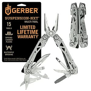Multifunctional Gerber Suspension NXT Multi-Tool with Pocket Clip - Only $38
