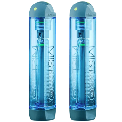 Beat the Heat with 2 Powerful Misting Fans for Just $15
