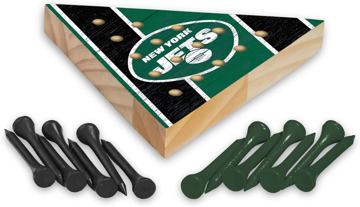 Rico Industries NFL New York Jets Peg Pyramid Game