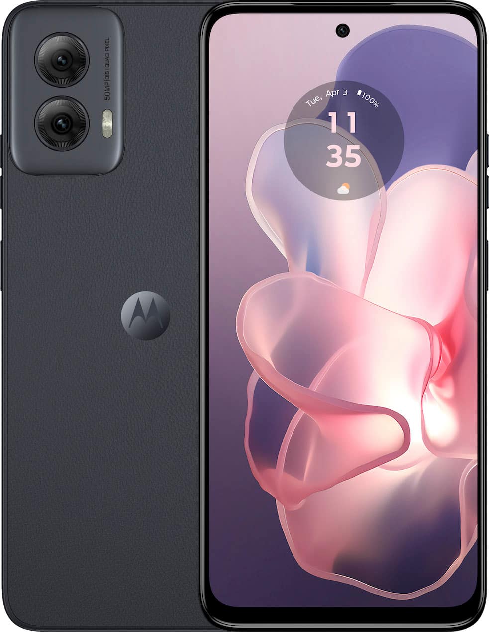 Motorola - moto g power 2024 5G 128GB (Unlocked) - Midnight Blue