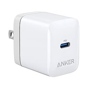 Anker PowerPort III 20W USB-C Power Delivery Wall Chargers w/ Foldable Prongs from $8 + Free S&H w/ Prime